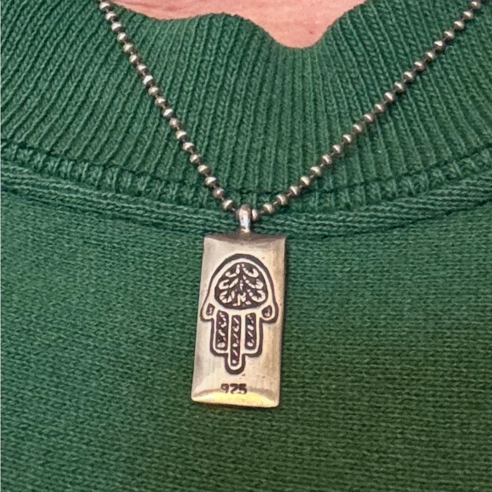 Hamsa necklace